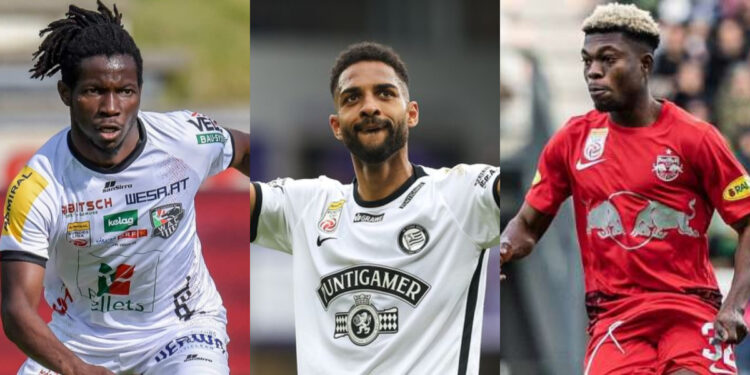 Three Ghanaian players make Austrian Bundesliga Team of the Week