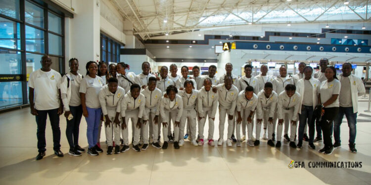 PHOTOS: Black Princesses leave Ghana for Guinea Bissau ahead of U-20 Women’s World Cup qualifier