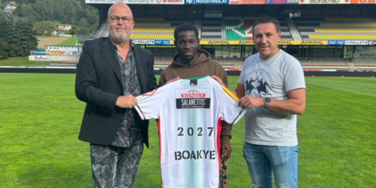 “I’m grateful to the club for this new opportunity” – Ghana’s Augustine Boakye reacts after signing new Wolfsberger AC deal