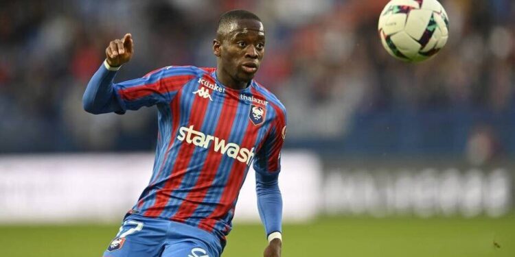 French-born Ghanaian forward Godson Kyeremeh provides assist in Caen draw with Bordeaux in Ligue 2