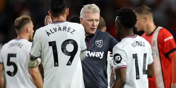 West Ham United coach David Moyes explains why Mohammed Kudus starts from the bench