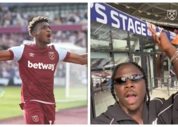 “Stonebwoy brought luck to the stadium” – Mohammed Kudus after scoring his debut Premier League goal