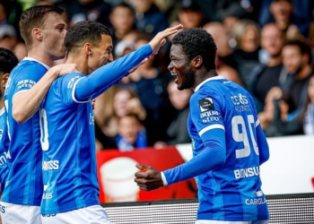 Video: Watch Christopher Bonsu Baah’s first goal for Genk in win over Mechelen