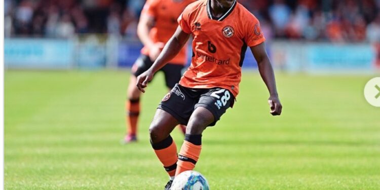 Ghana midfielder Mathew Anim Cudjoe scores fourth goal in Dundee United’s heavy win over Arbroath