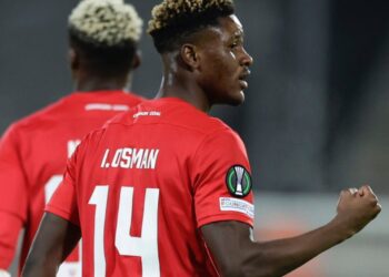 Ghanaian forward Ibrahim Osman shines, gets his name on the score sheet as Nordsjaelland thump Ludogorets