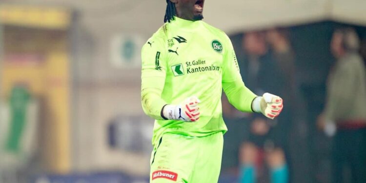 Ghanaian goalkeeper Lawrence Ati-Zigi Happy with St Gallen’s emphatic win in Switzerland