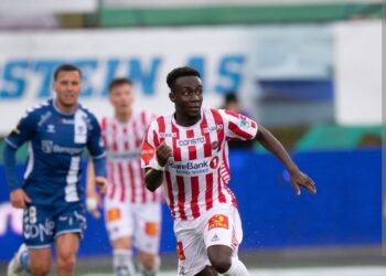 Ghanaian forward Yaw Paintsil scores winner for Tromso in seven-goal thriller at Viking in Norway top-flight