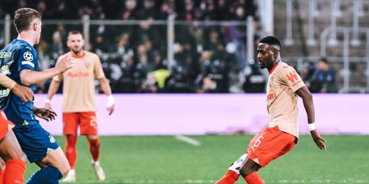 Ghanaian midfielder Salis Abdul Samed shines for RC Lens against PSV