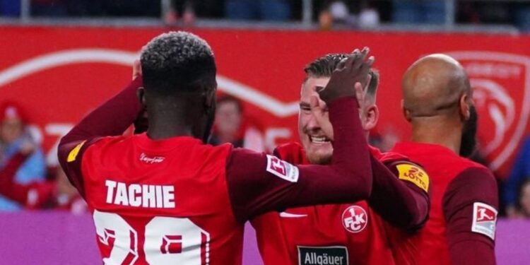 Ghanaian forward Richmond Tachie provides assist in Kaiserslautern’s six-goal thriller against Hamburg