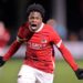 Ghanaian teen forward Jayden Addai scores ninth goal of the season for Alkmaar at Emmen in Netherlands