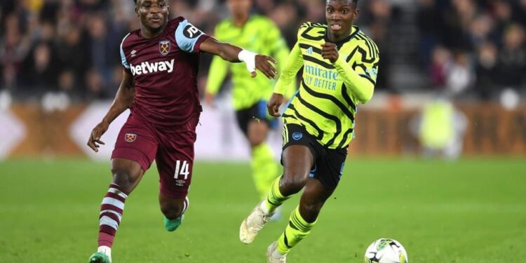 VIDEO: Watch Ghana starboy Kudus Mohammed goal for West Ham against Arsenal