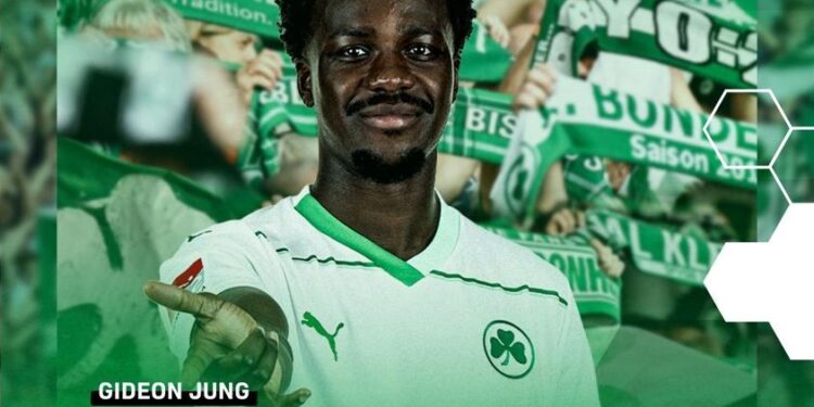 German-born Ghanaian defender Gideon Jung powers Greuther Fürth to victory at Kaiserslautern