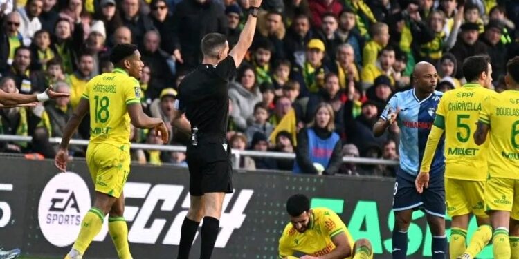 Ghana captain Andre Ayew sent off on Le Havre debut in French Ligue 1