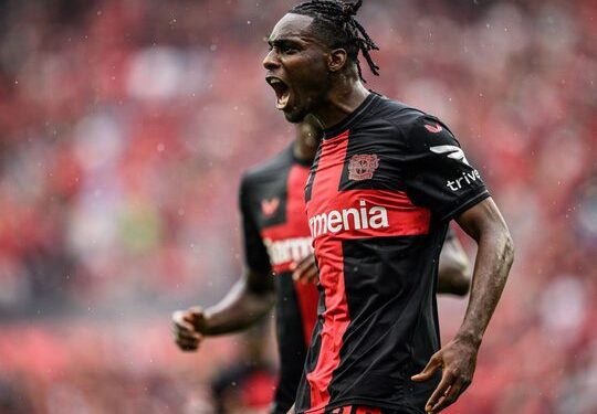 Ghanaian Jeremie Frimpong scores in Leverkusen’s away win at Breman