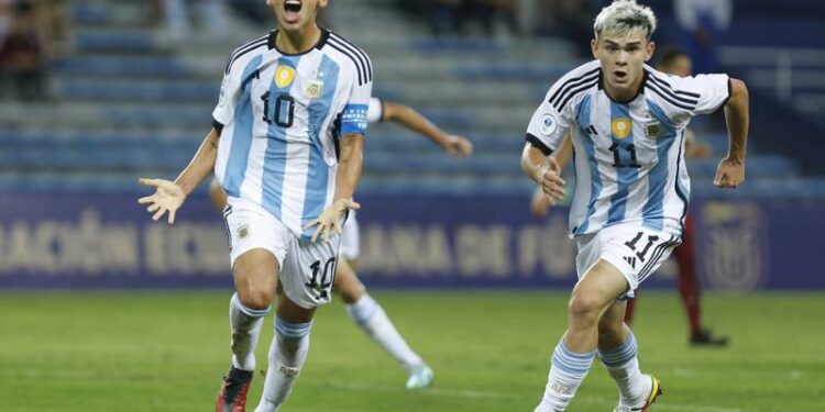 Claudio Echeverri’s hattrick against Brazil secures a semi-final spot for Argentina