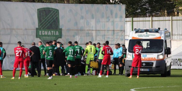VIDEO: Watch the moment Raphael Dwamena slumped and died on the pitch during a football game in Albania