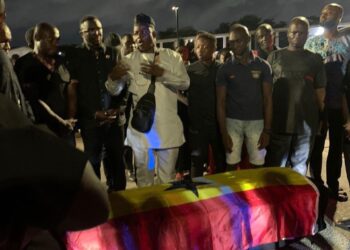 PHOTOS: Raphael Dwamena mortal remains arrive in Ghana
