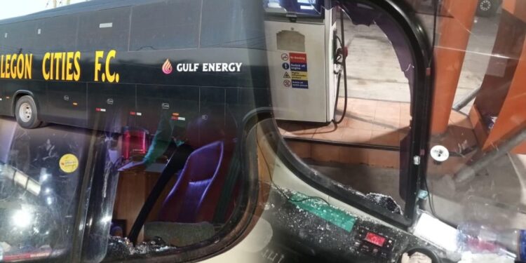 Armed Robbers attack Legon Cities team bus after Bibiani Gold Stars draw