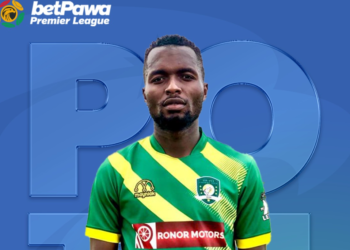 betpawa Premier League: Aduana Stars striker Isaac Mintah adjudged NASCO player of the month for October