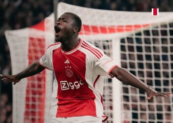 Ghanaian forward Brian Brobbey scores in Ajax big win over Heerenveen