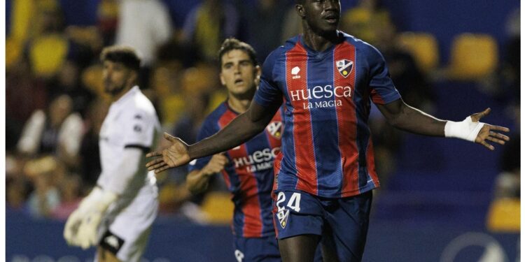 Ghanaian forward Samuel Obeng Gyabaa happy to score winner for Huesca at Amorebieta in Spain