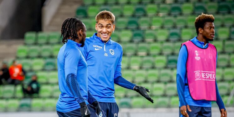 Ghana forward Joseph Paintsil in buoyant mood ahead of Genk’s game against Ferencvárosi in Budapest
