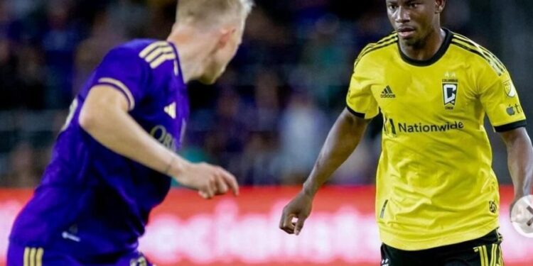 Ghanaian forward Yaw Yeboah happy to be part of Columbus Crew