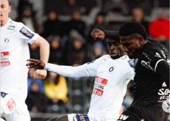 Ghanaian defender Solomon Bonnah reacts to Austria Klagenfurt impressive away win over Altach