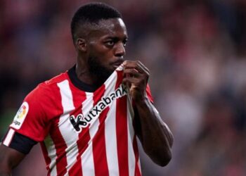 Athletic Bilbao reacts to Inaki Williams Goal