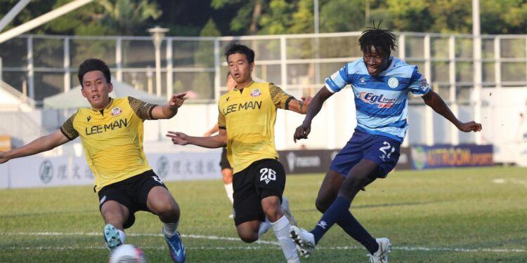 Yakubu Nassam Ibrahim nets two goals for Hong Kong Rangers in loss to Lee Man Warriors