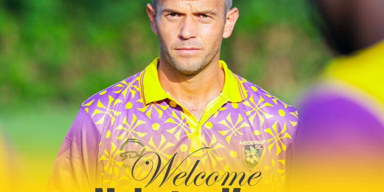 Ghana Premier League champions Medeama unveils Nebojsa Kapor as new head coach