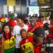 Black Queens arrive to rousing welcome at KIA after 2024 WAFCON qualification [+Photos]