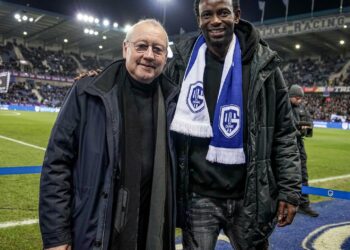 Ex-Black Star player Bernard Kumordzi receives huge cheers on return to former club KCK Genk