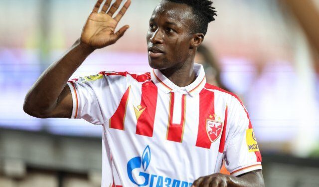 Ghanaian forward Osman Bukari shines, provides assist in Red Star Belgrade defeat to Man City