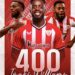 Inaki Williams marks 400th appearance milestone in Athletic Bilbao’s victory over Atletico Madrid
