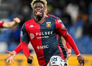 Ghanaian striker Caleb Ekuban scores late to secure win for Genoa over Sassuolo