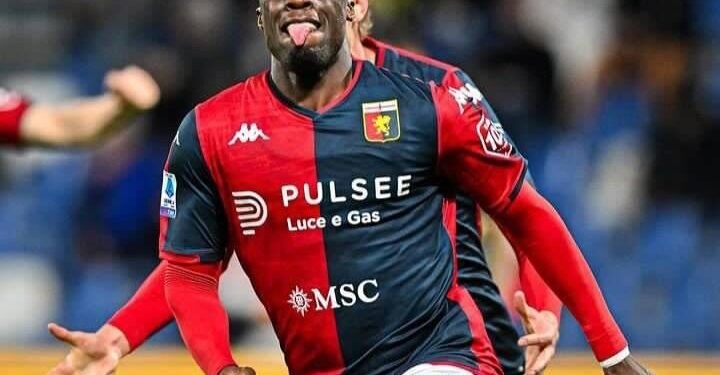 Ghanaian striker Caleb Ekuban scores late to secure win for Genoa over Sassuolo