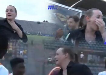 VIDEO: Watch the emotional moment as Nora Hauptle breaks down in tears after qualifying Black Queens to 2024 Women’s AFCON