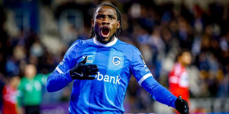 KRC Genk forward Joseph Paintsil dedicates brace against Kortrijk to late father