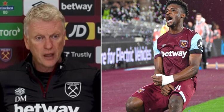 West Ham David Moyes disheartened by impending African player exodus for AFCON 2023