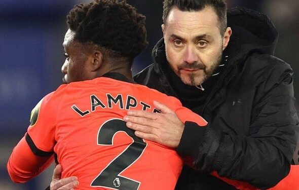 Brighton coach De Zerbi questions Chris Hughton’s decision to include ‘injured’ Tariq Lamptey in Ghana’s provisional AFCON squad