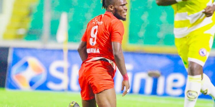Asante Kotoko striker Steven Mukwala confident in team’s form ahead of clash with Hearts of Oak