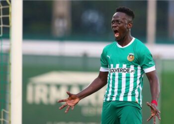 Emmanuel Boateng on target in Rio Ave’s draw with Arouca in Portugal