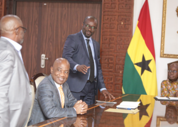 Ghana FA’s Executive Council visits President  Akufo-Addo to deliberate on relevant football development issues