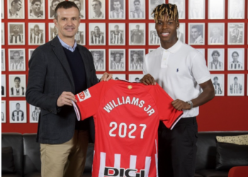 Nico Williams extend his contract with Athletic Bilbao until 2027