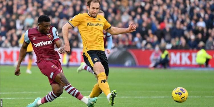 Ghanaian playmaker Kudus Mohammed scores brace as West Ham United thump Wolves