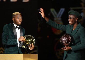 Nigeria’s President congratulations Victor Osimhen, Asisat Oshoala, others “for not forgetting their roots”
