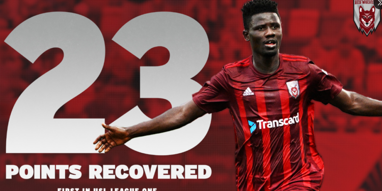 Ghanaian attacker, Ropapa Mensah signs contract extension with USL side Chattanooga Red Wolves