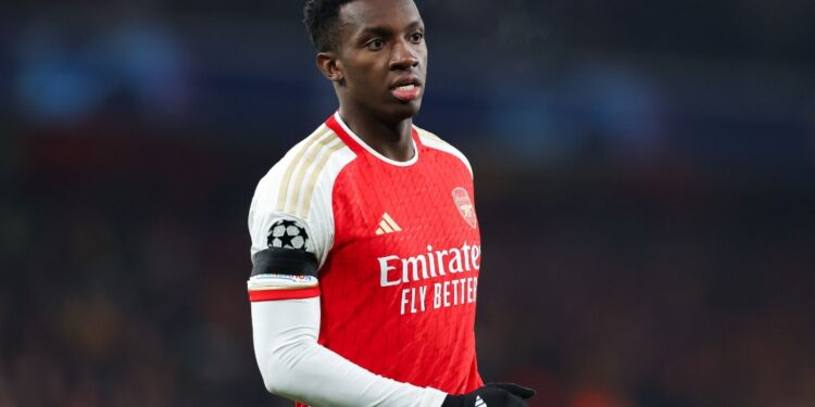 Ghanaian forward Eddie Nketiah provides assist in Arsenal’s win over Brighton