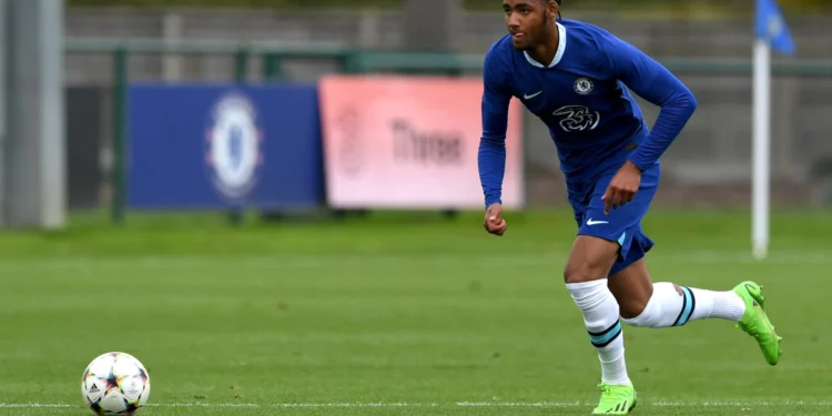 Ghanaian defender Travis Akomeah captains Chelsea U-18 to a commanding 9-1 victory over West Bromwich Albion